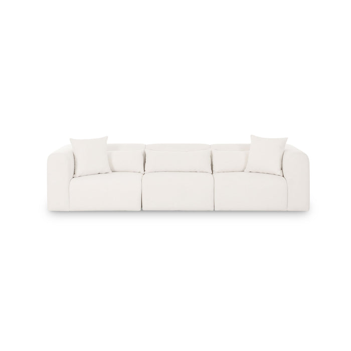 Tarra - Chenille Modular Sofa - Cream