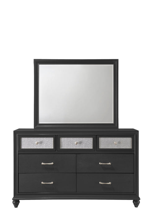 Lila - Queen 4 Piece Bedroom Set - Black