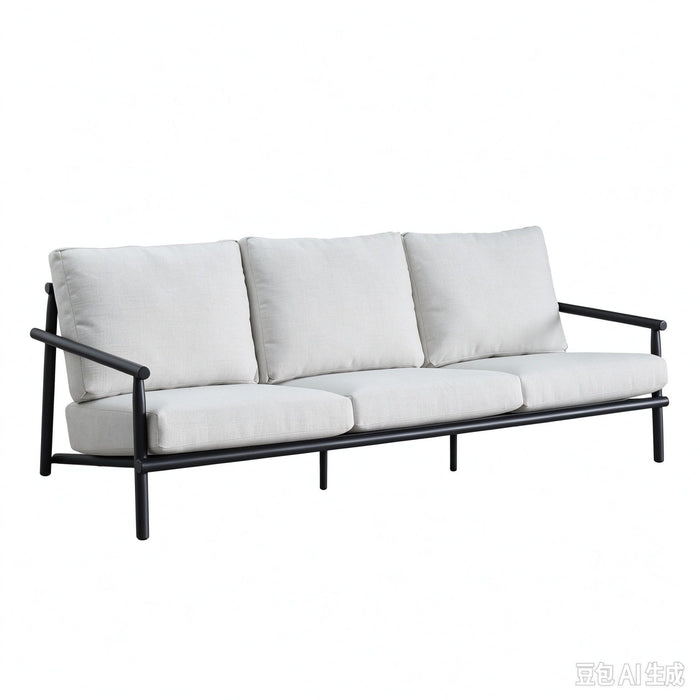 Aurelia - 4 Pieces Set - Carbon Gray / Cream Beige