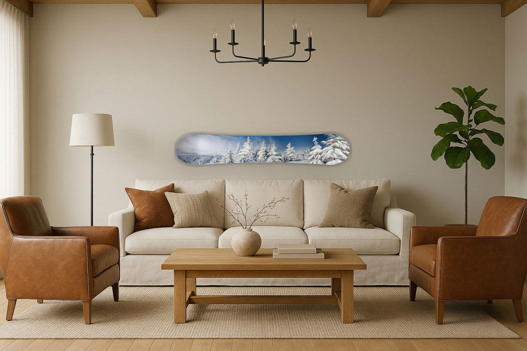 Snowboard - Snow Trees - Blue