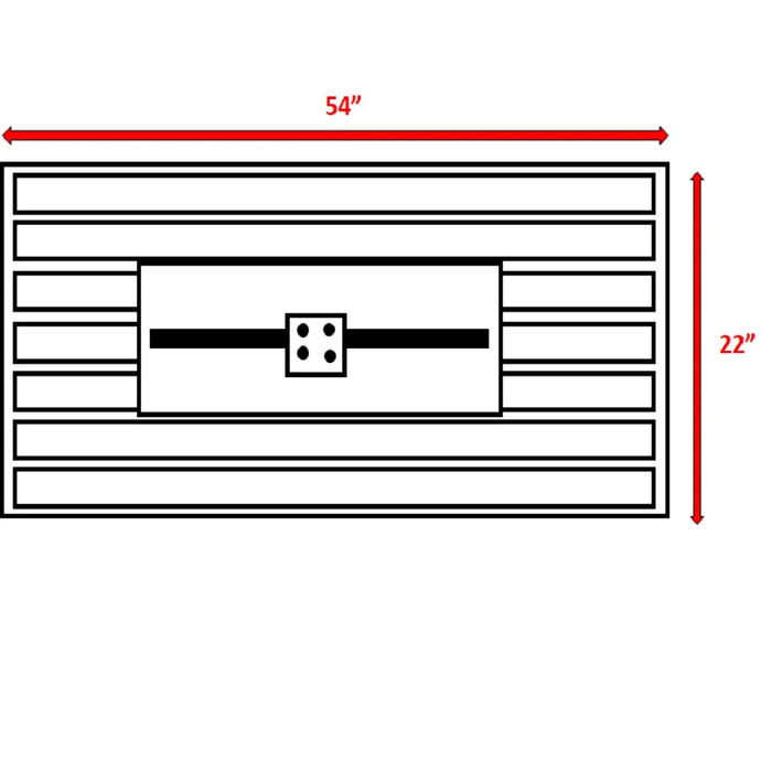 Propane / Gas Outdoor Fire Pit Table With Lid Durable Construction - Black