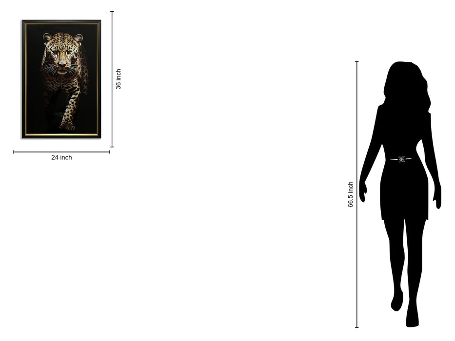 Golden Stalk - 24" x 36" Framed Wall Art