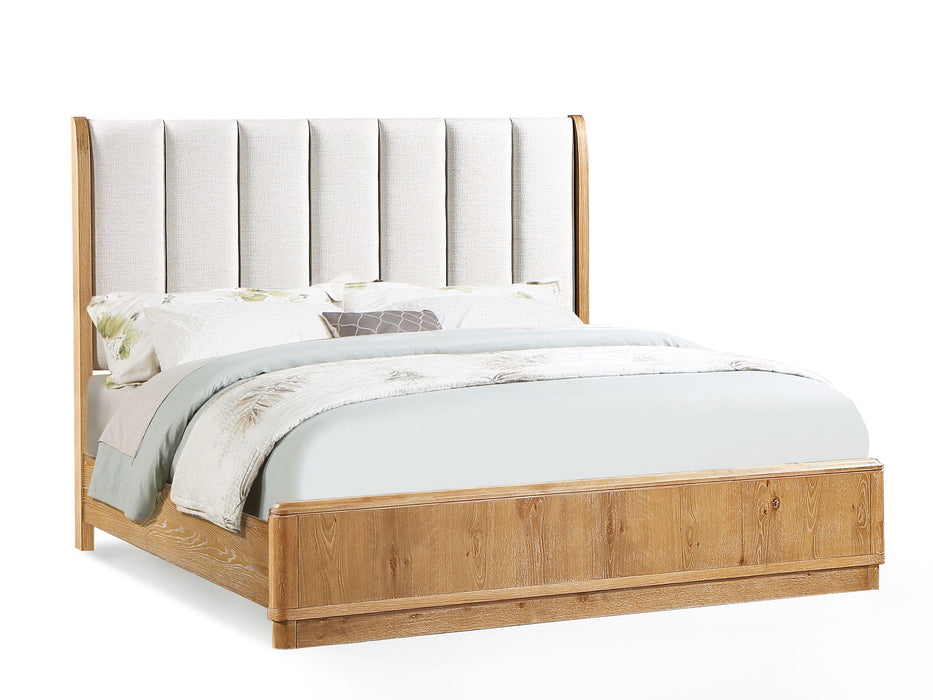 Westcott - Queen Panel Bed - Cerused Natural
