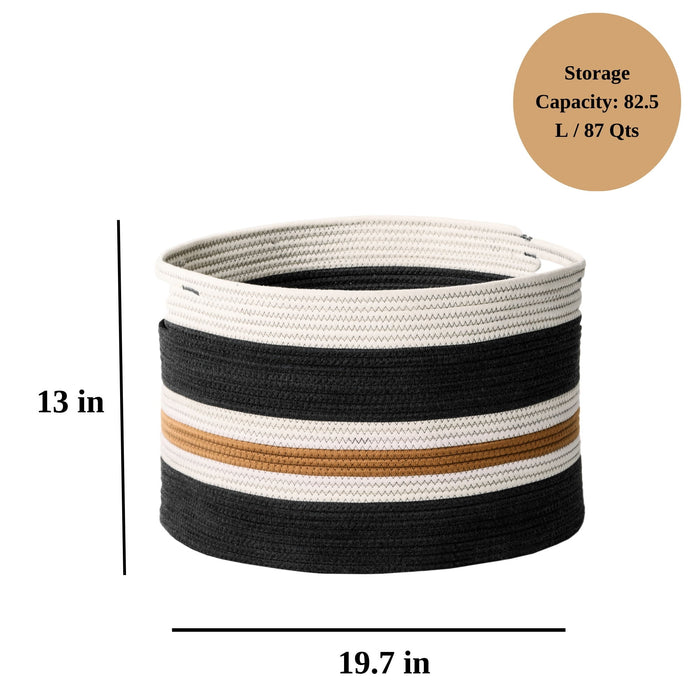 Gregory - Cotton Round Storage Basket