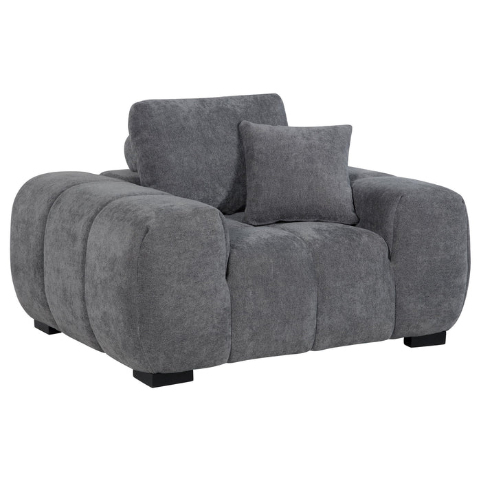 Plather - Track Arm Accent Chair