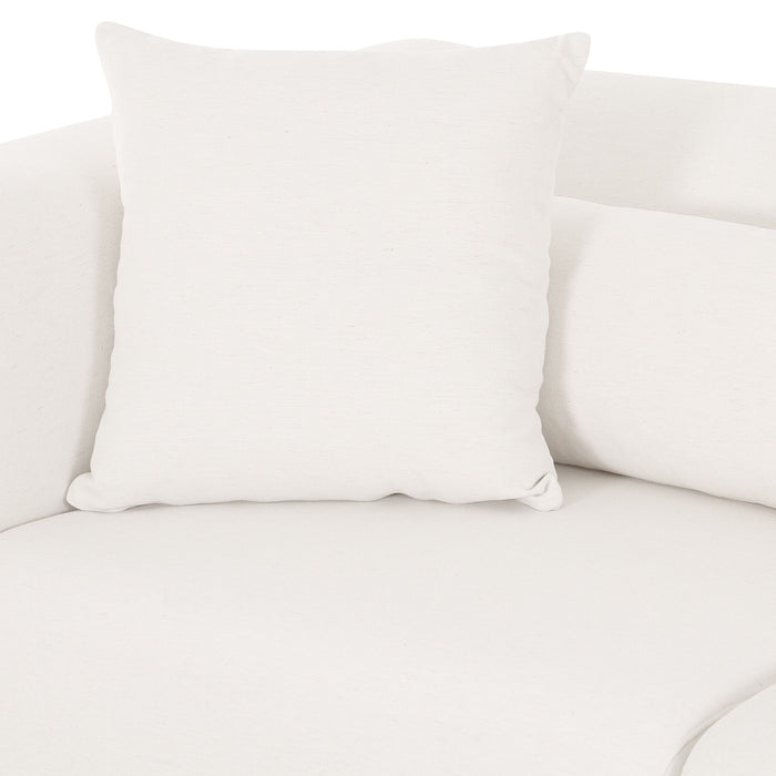Tarra - Chenille Modular Sofa - Cream