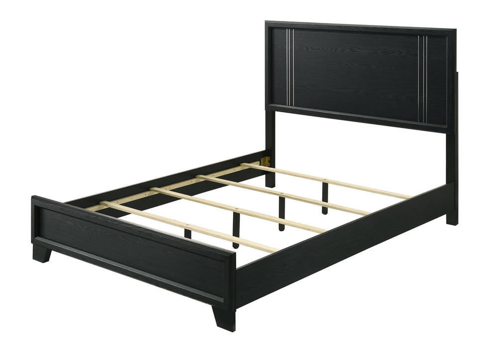 Charlie - King 5 Piece Bedroom Set - Charcoal