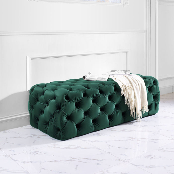 Kaylee - Velvet Ottoman
