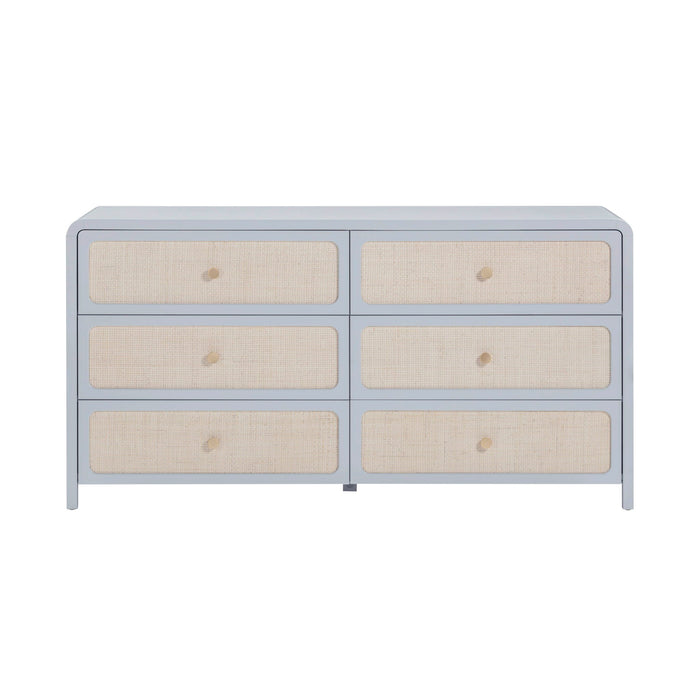 Patty - Rattan 6 Drawer Dresser