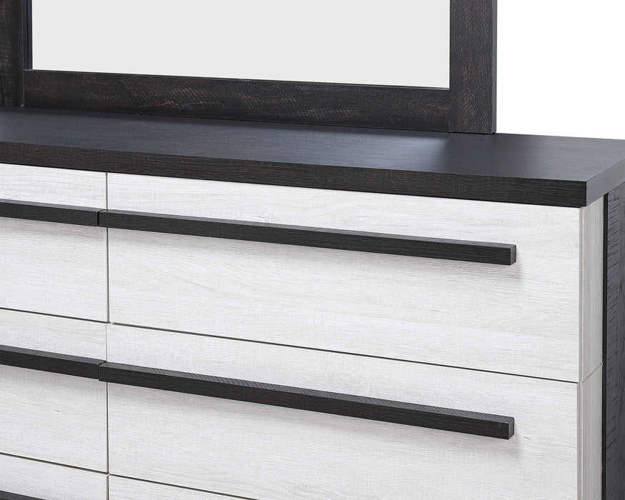 Remington - Dresser & Mirror - Black & White
