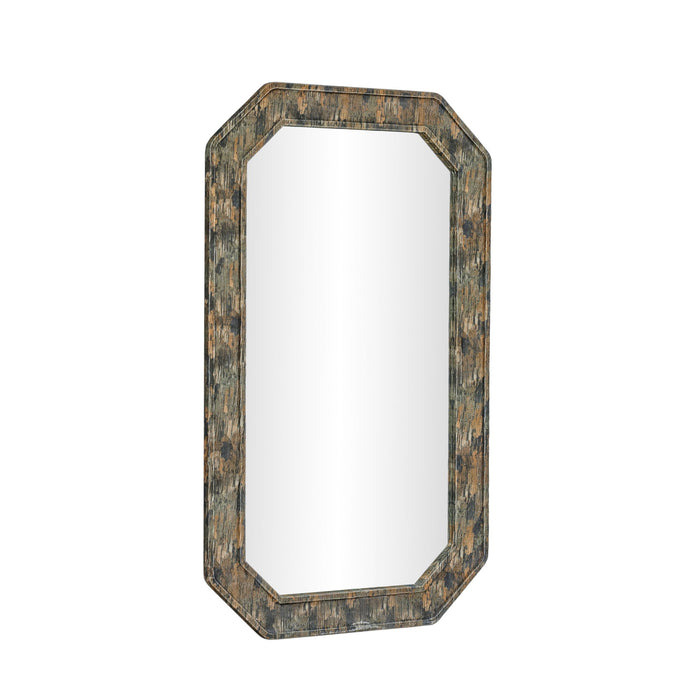 Charlene - 35" x 59" Jewel Wall Mirror - Watercolor Print