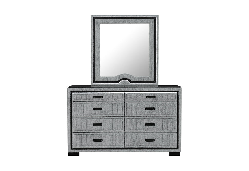 Isabella - Mirror With LED - Gray