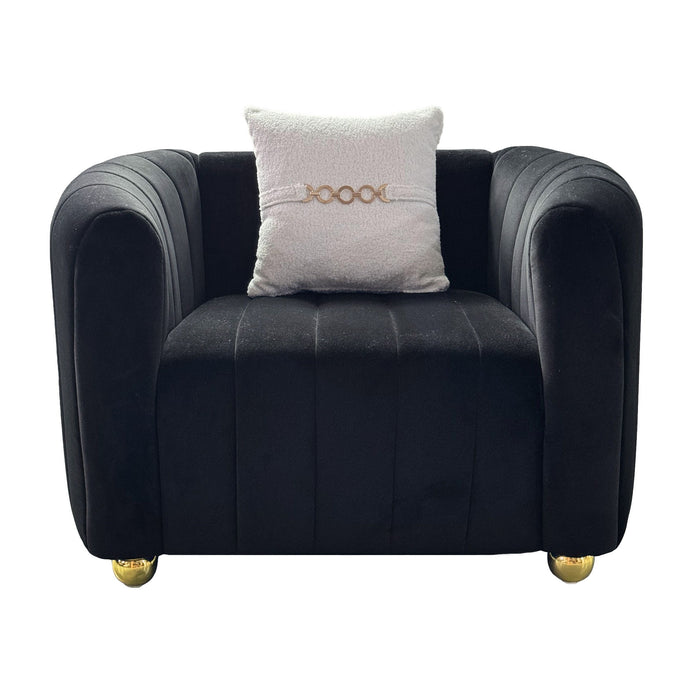 Single Sofa With High Resilience Foam