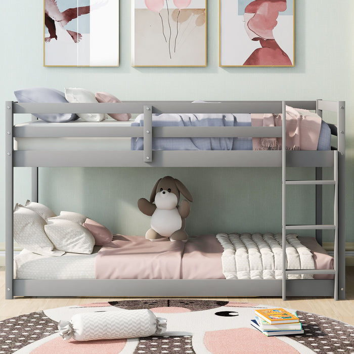 Floor Bunk Bed With Ladder