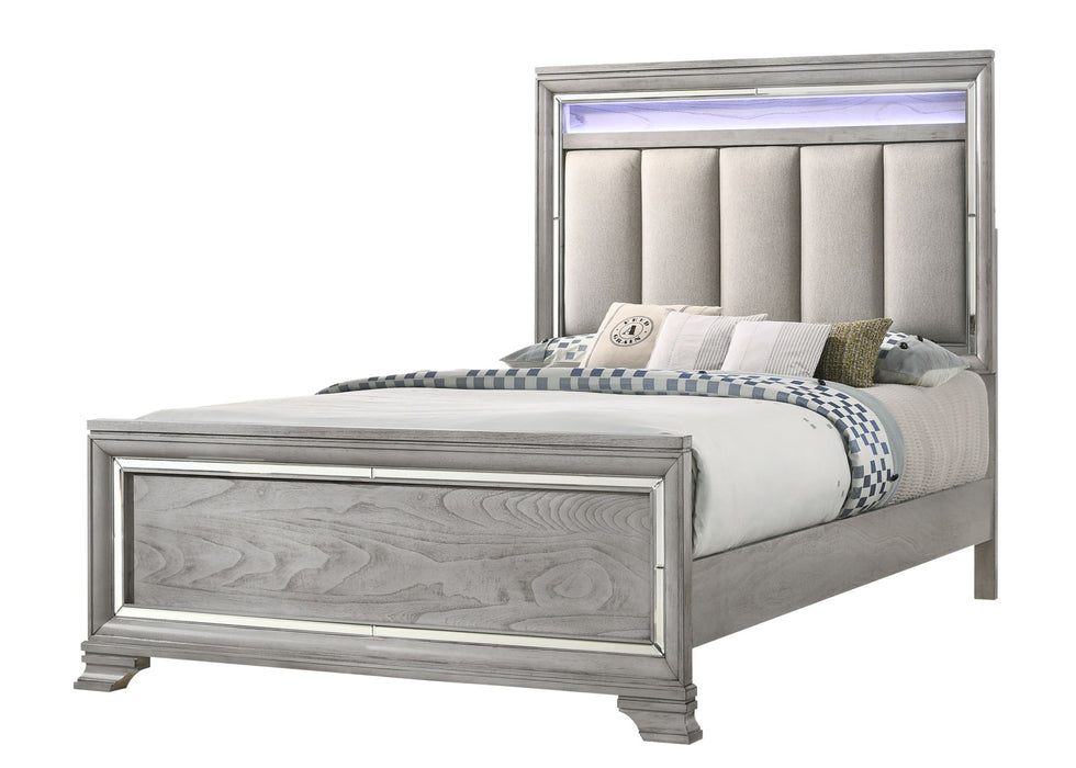 Vail - Queen Upholstered Bed - Gray
