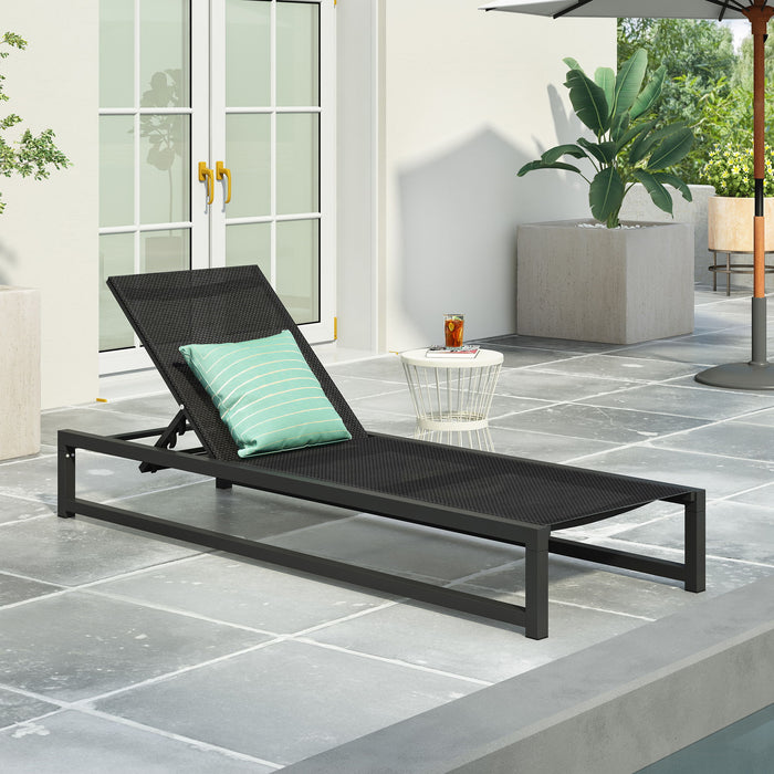 Venice - Classic Chaise Lounge With Adjustable Aluminum Frame