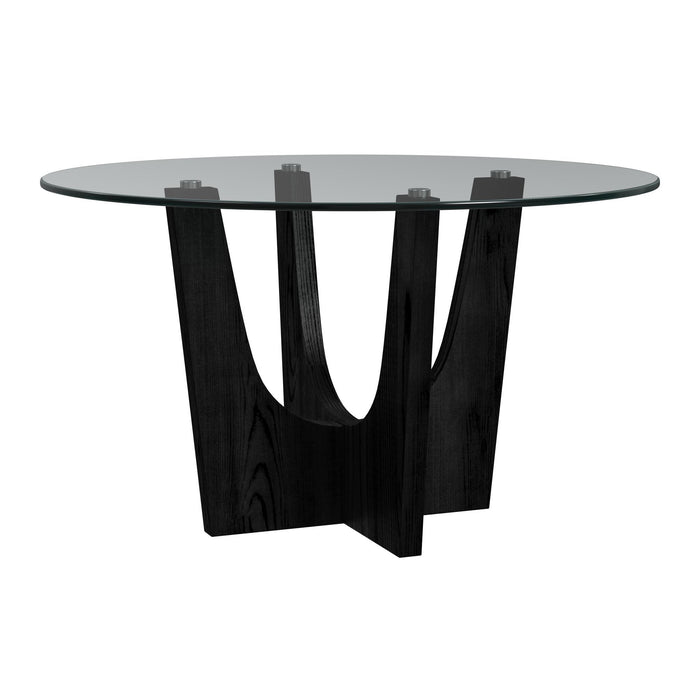 Oregon - Round Table With Glass Top