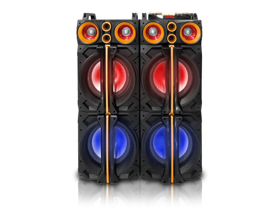 Pair Of Bluetooth Speakers 5000 Watts - Black