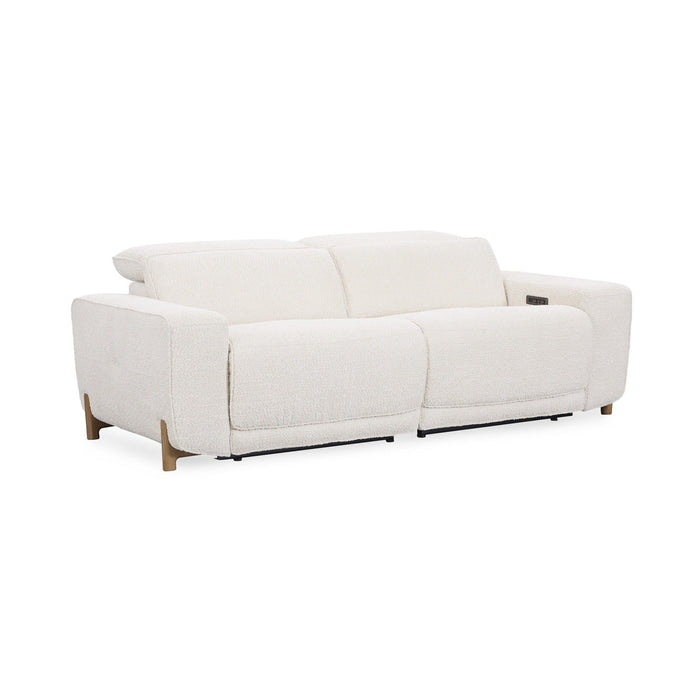 Darrow - Upholstered Power Recliner Sofa - Ivory