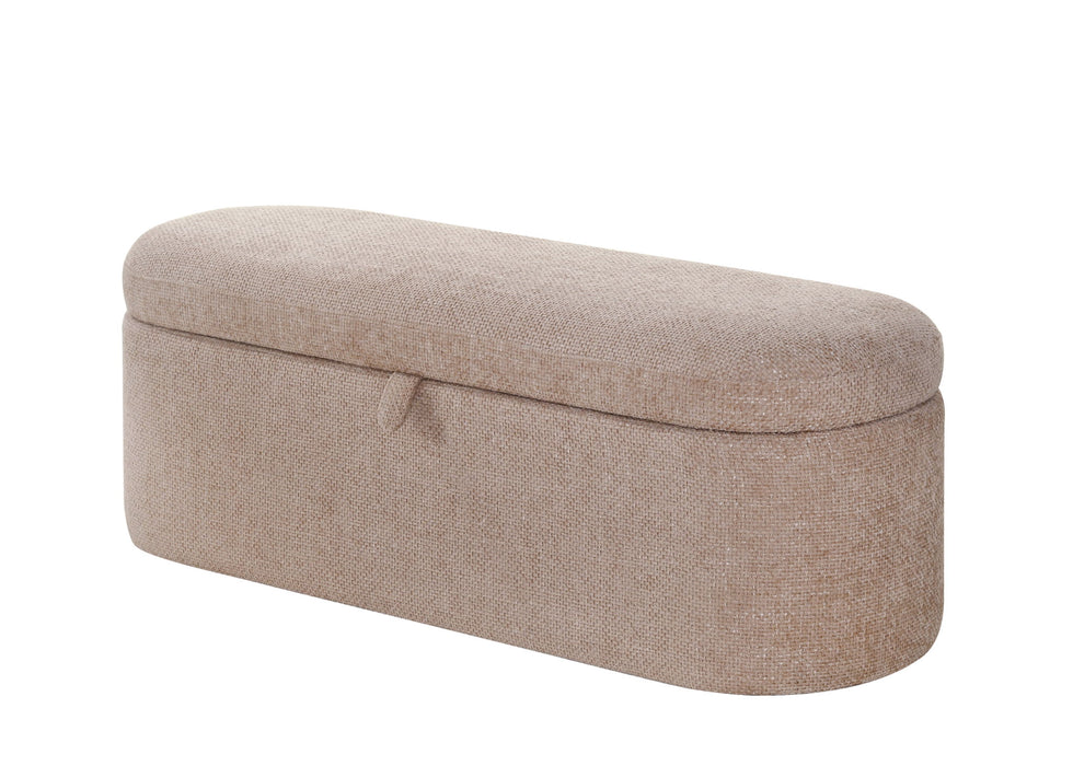 Philipa - Storage Bench - Mauve Tweed