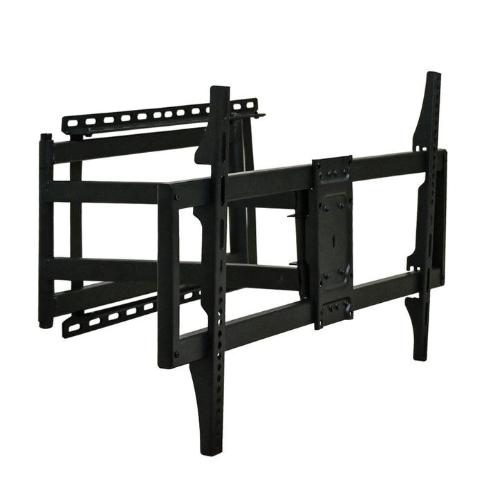 Full Motion TV Wall Mount Bracket For 40 120" TV Dual Arm Tilt & Swivel Vesa 800 X 400 Mm 132 Lbs Load - Black