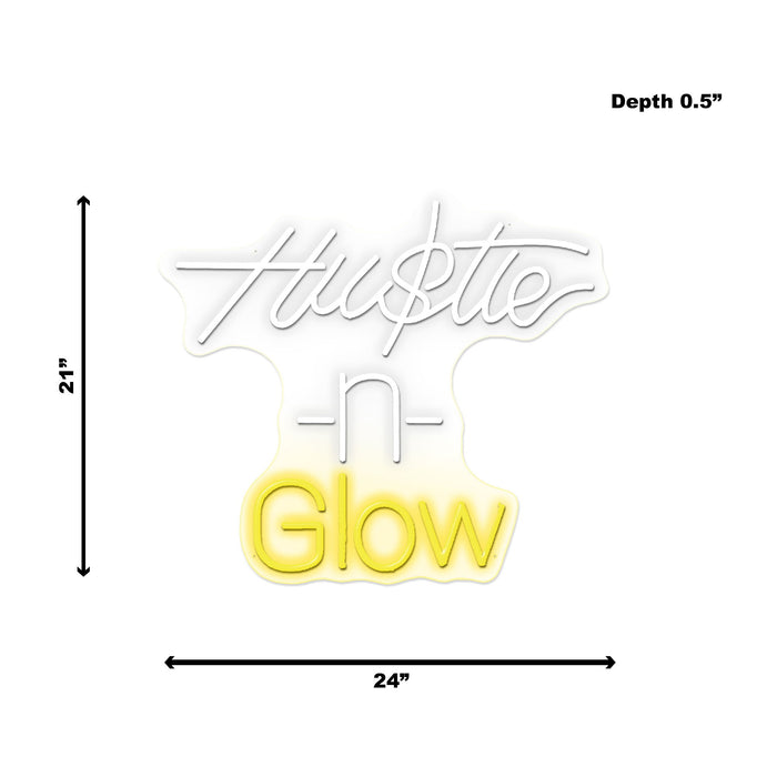 Neon Hustle N Glow - White