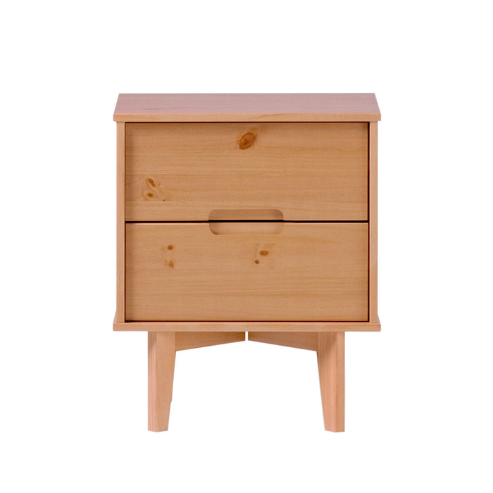 2 Drawer Nightstand - Natural Pine
