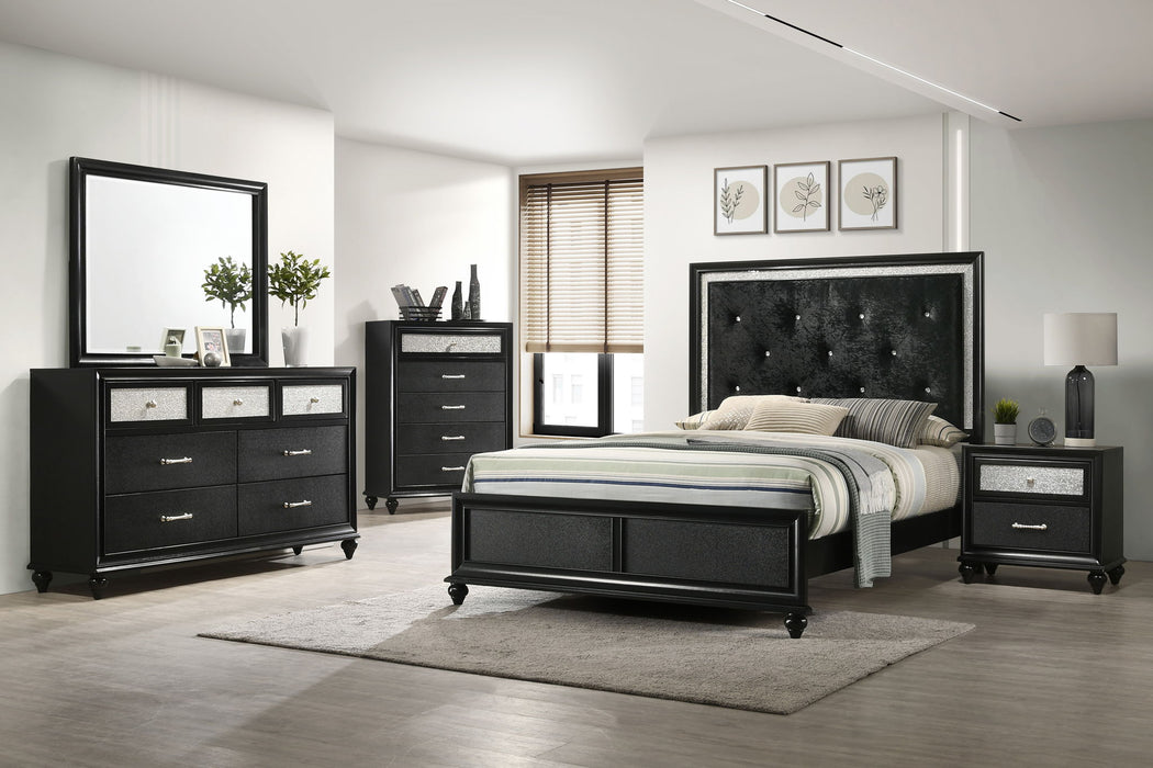 Lila - Queen Bed - Black