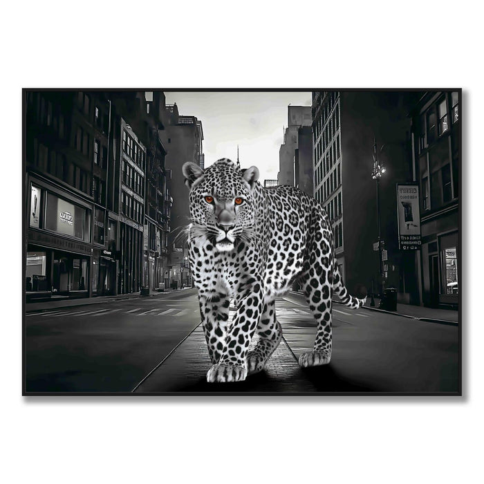 Noir Stroll - 28" x 40" Framed Wall Art