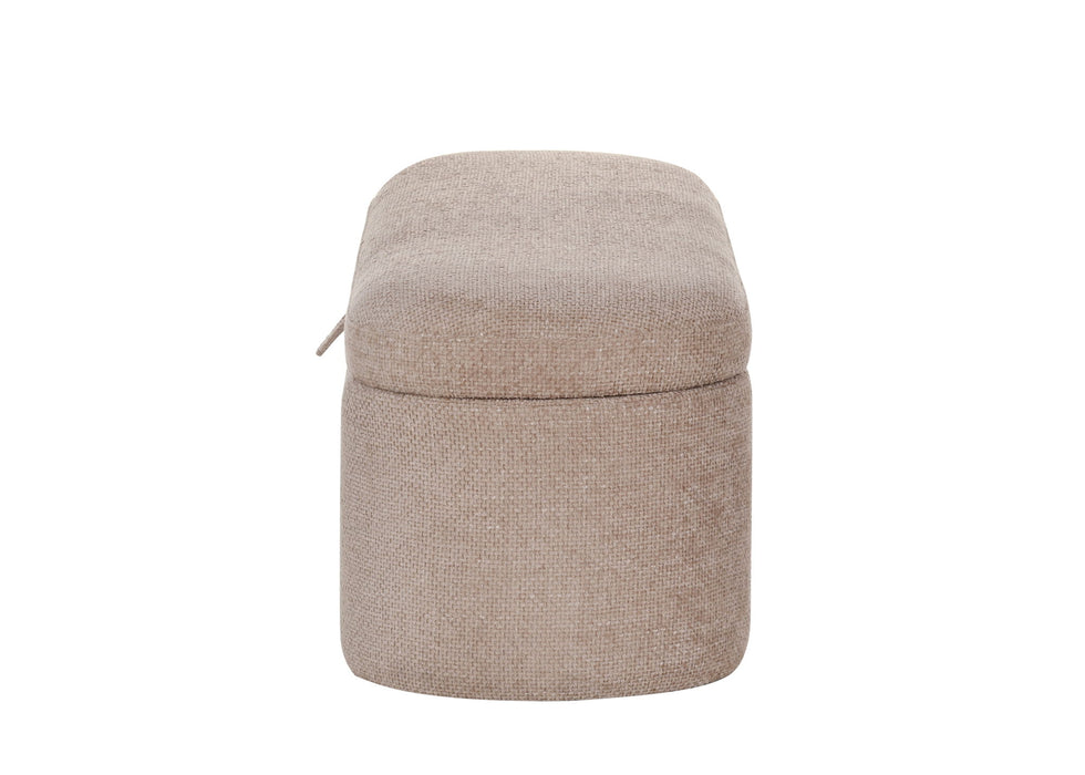 Philipa - Storage Bench - Mauve Tweed