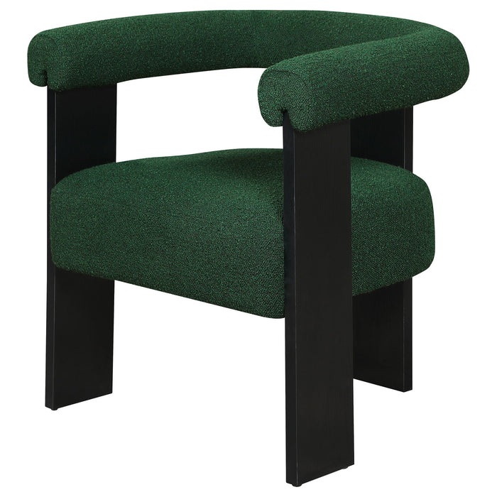 Slater - Upholstered Accent Side Chair - Green