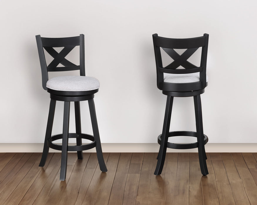 Kipper - Swivel Bar Stool (Set of 2) - Dove