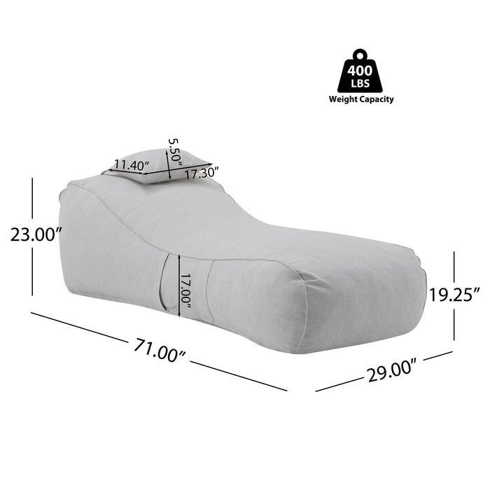 Lemoore - Outdoor Bean Bag Lounge Chair