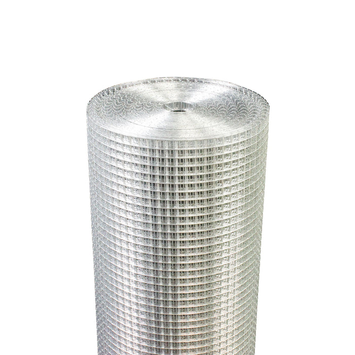 Galvanized Hardware Cloth, Gauge Metal Wire Fencing Roll For Garden And Animal Use - Silver
