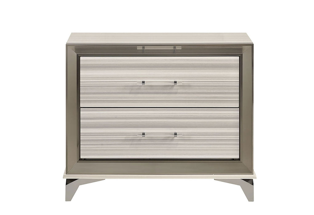 Zambrano - 6 Piece Queen Bedroom Set With Vanity Set - White