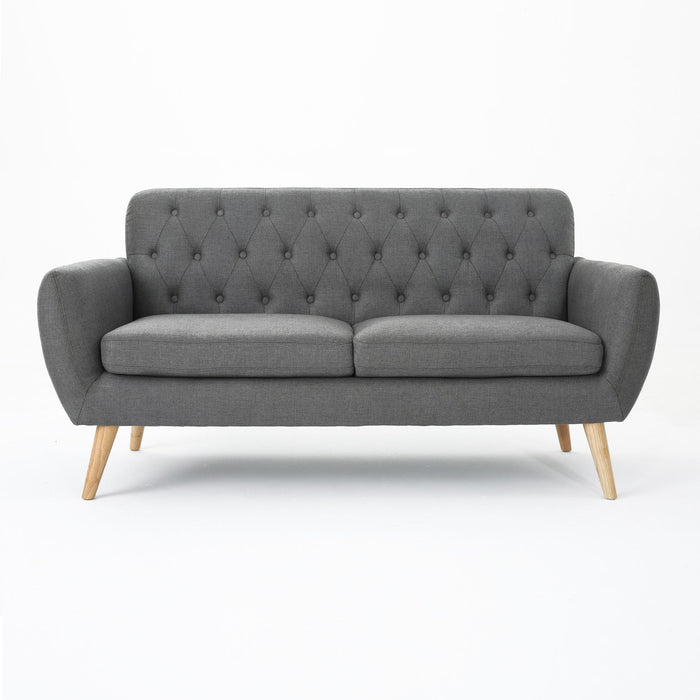 Mid - Century Tufted Loveseat