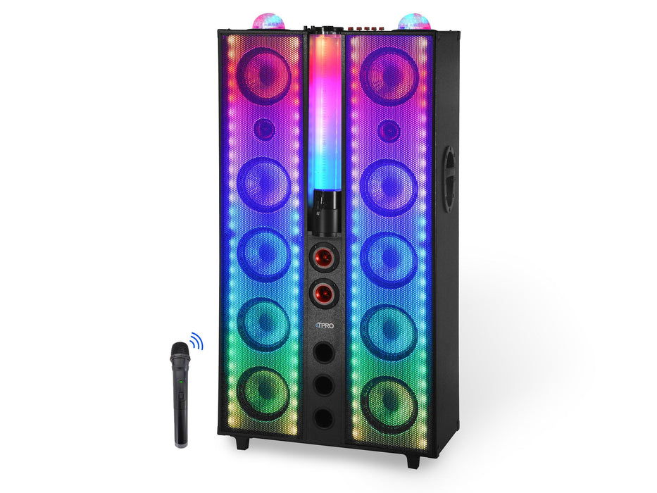 10,000 Watt LED Party Speaker - Black
