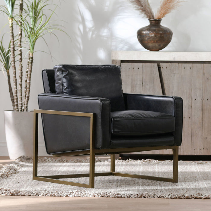 Ken - Club Chair - Black