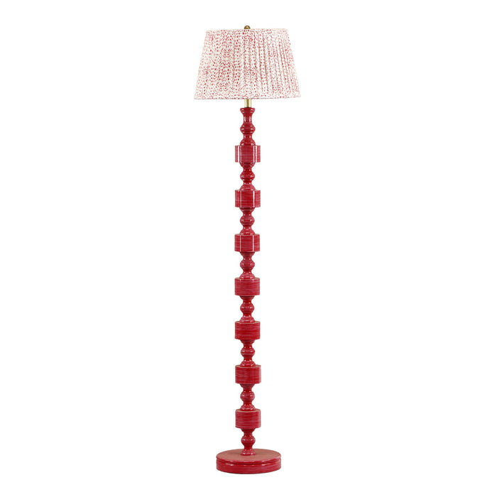 Peggy - Spotted Floor Lamp - Pink