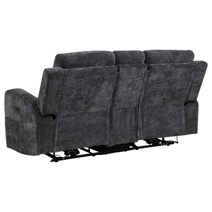 Kennett - Chenille Upholstered Power Reclining Loveseat