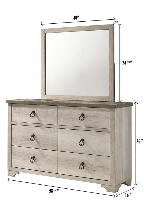 Patterson - Queen 5 Piece Bedroom Set - Beige