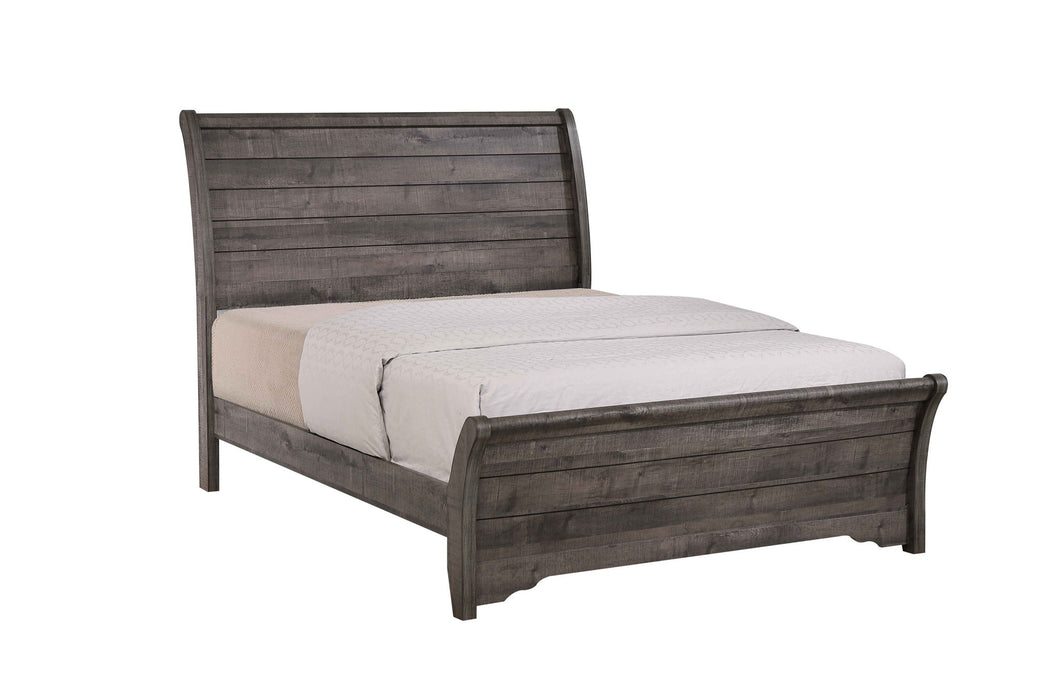 Coralee - California King 4 Piece Bedroom Set - Dark Gray