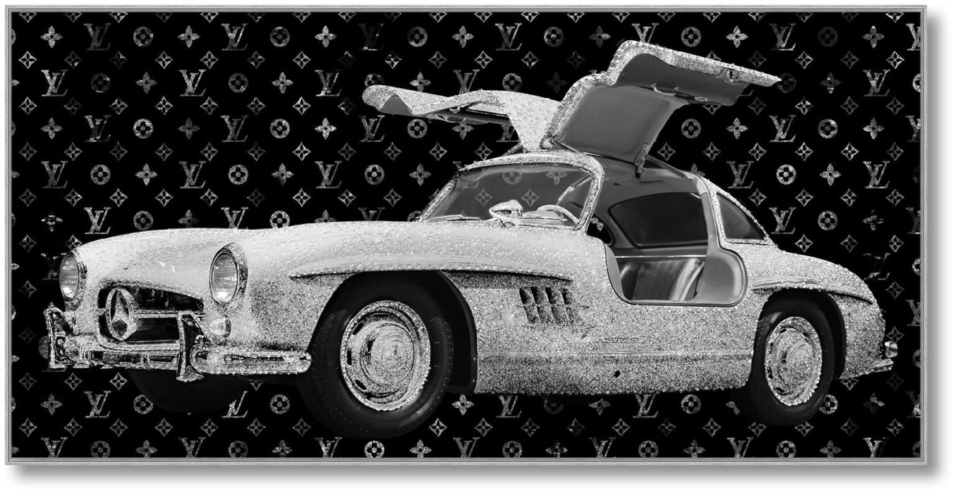 Gullwing Sparkle - 32" x 63" Framed Wall Art