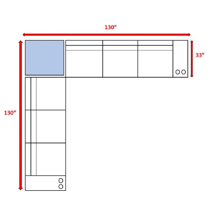 Elegant Outdoor Rattan Wicker 6 Person Seating Group With Cushions