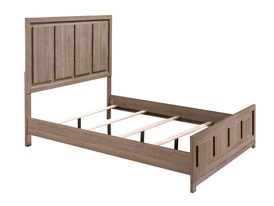 River - Queen 4 Piece Bedroom Set - Light Brown