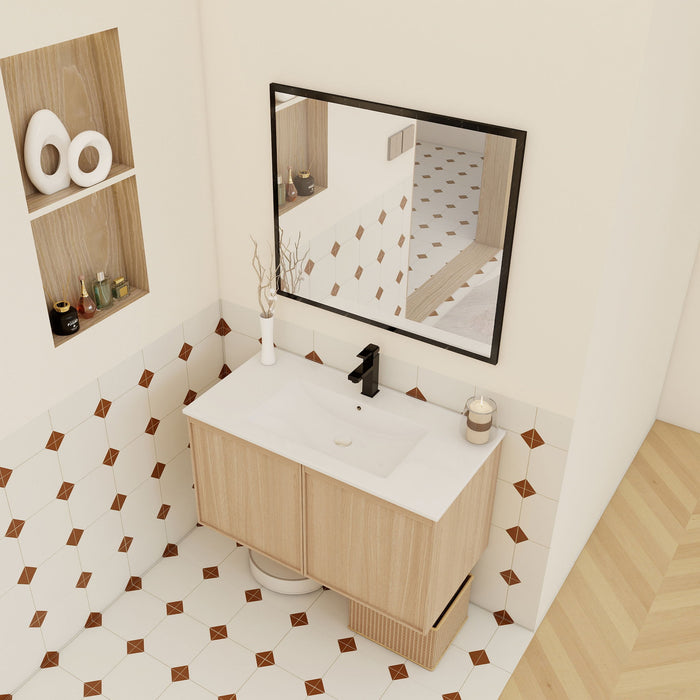 Floating Bathroom Vanity With Sink Combo