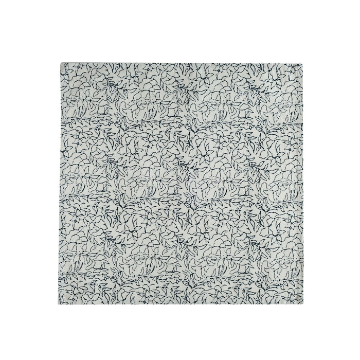 Crissy - Cotton Canvas Printed Napkins (Set of 4) - Inked