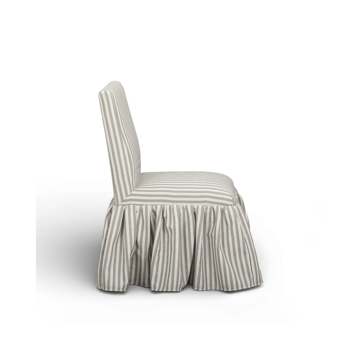 Gertrude - Striped Linen Dining Chair