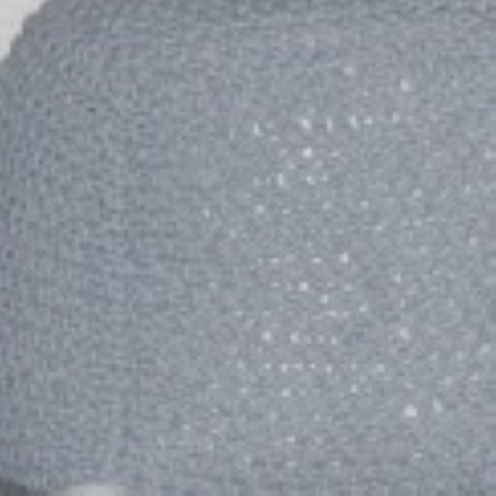 Semi Rounded Pouf, Cable Knitted, Perfect Seating