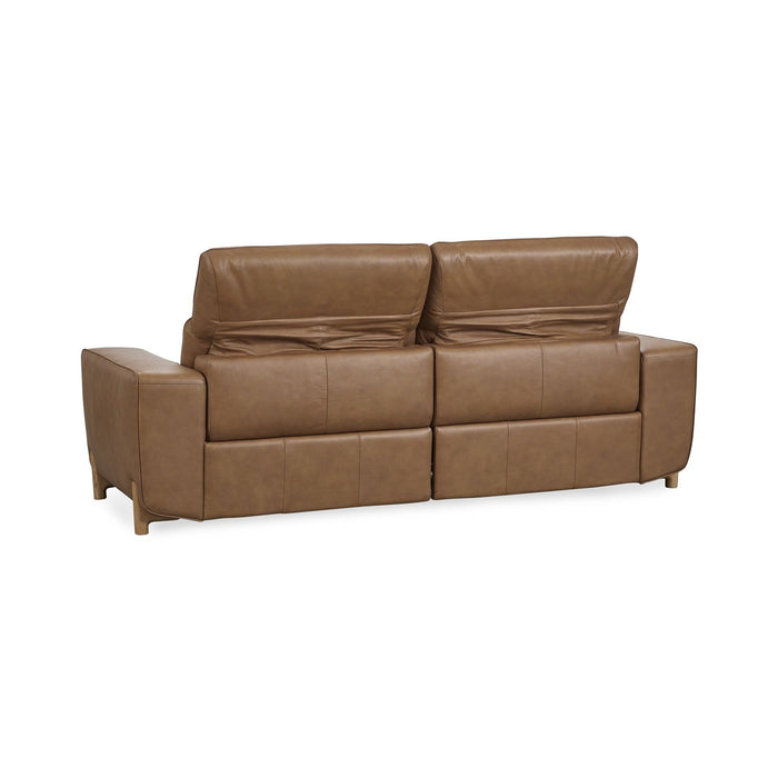 Kadon - Leather Power Recliner Sofa - Tan